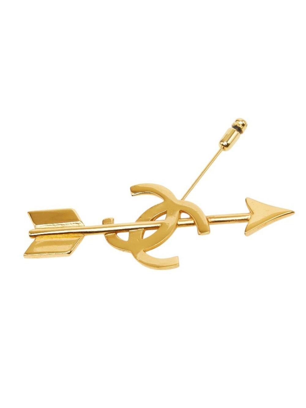 Chanel Cc Logo Brooch Metal #276424C85B
